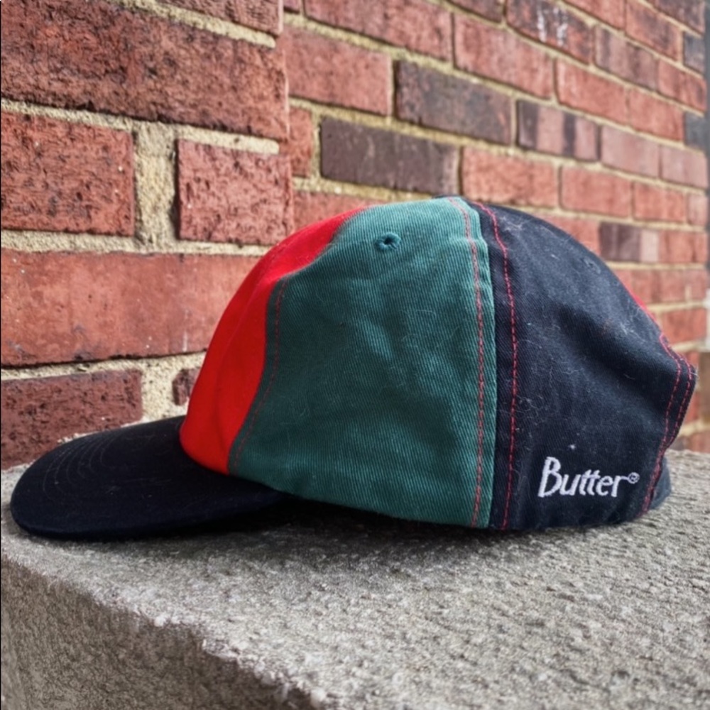 Retro Butter Multicolor Pinwheel Canvas Embroidered Baseball Cap By Buttergoods
